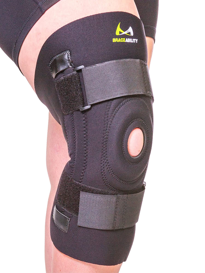 BraceAbility Knee Brace for Large Legs and Bigger People with Wide Thighs